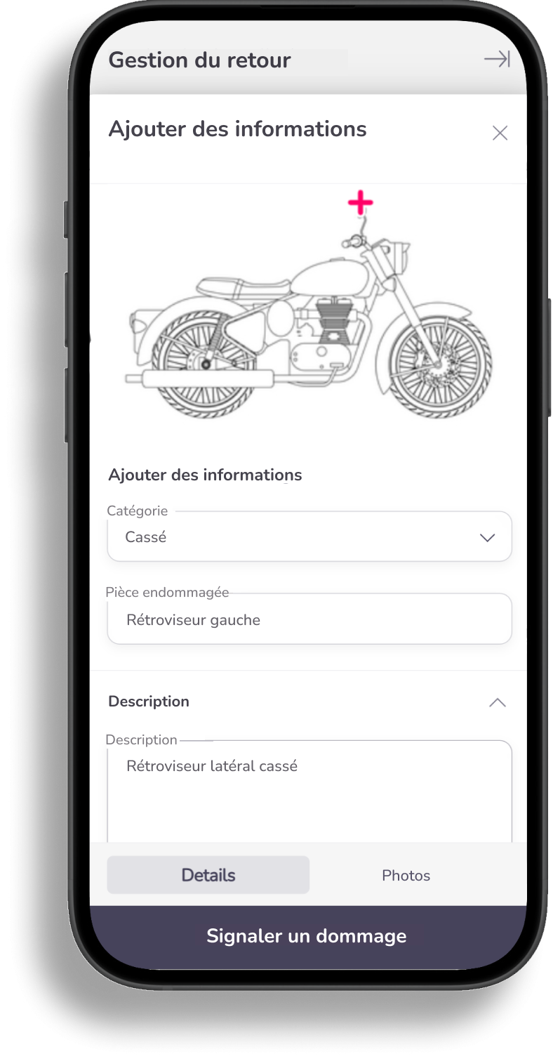 Motorrad Schaden 9373d345