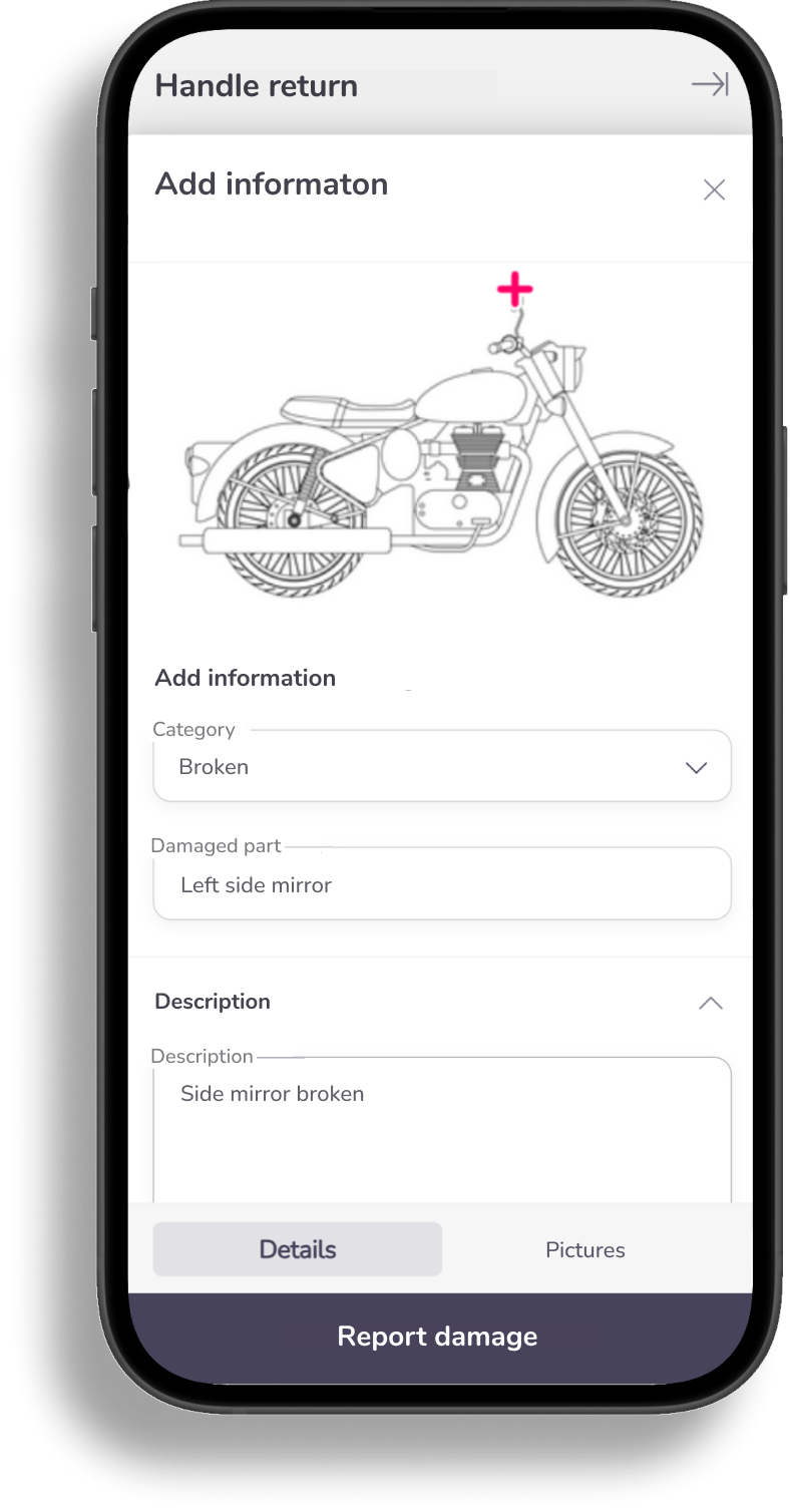 Motorrad Schaden d2dd8a60