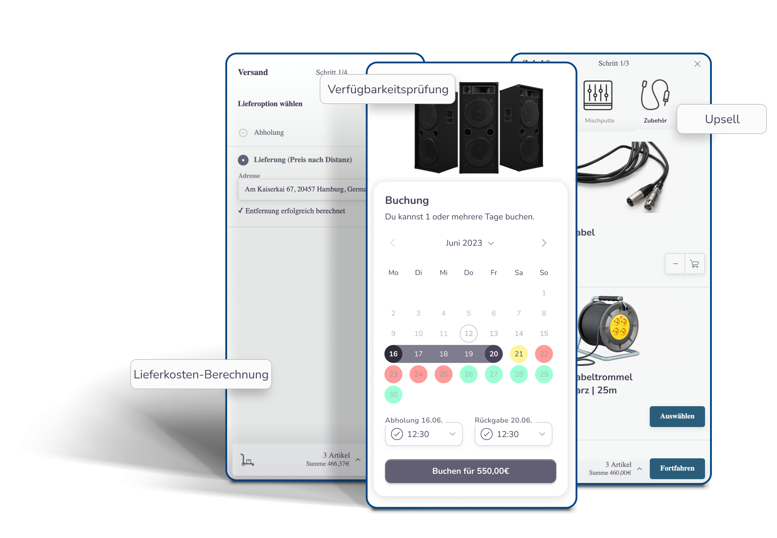 rentware audio equipment rental delivery upsell fca5986b