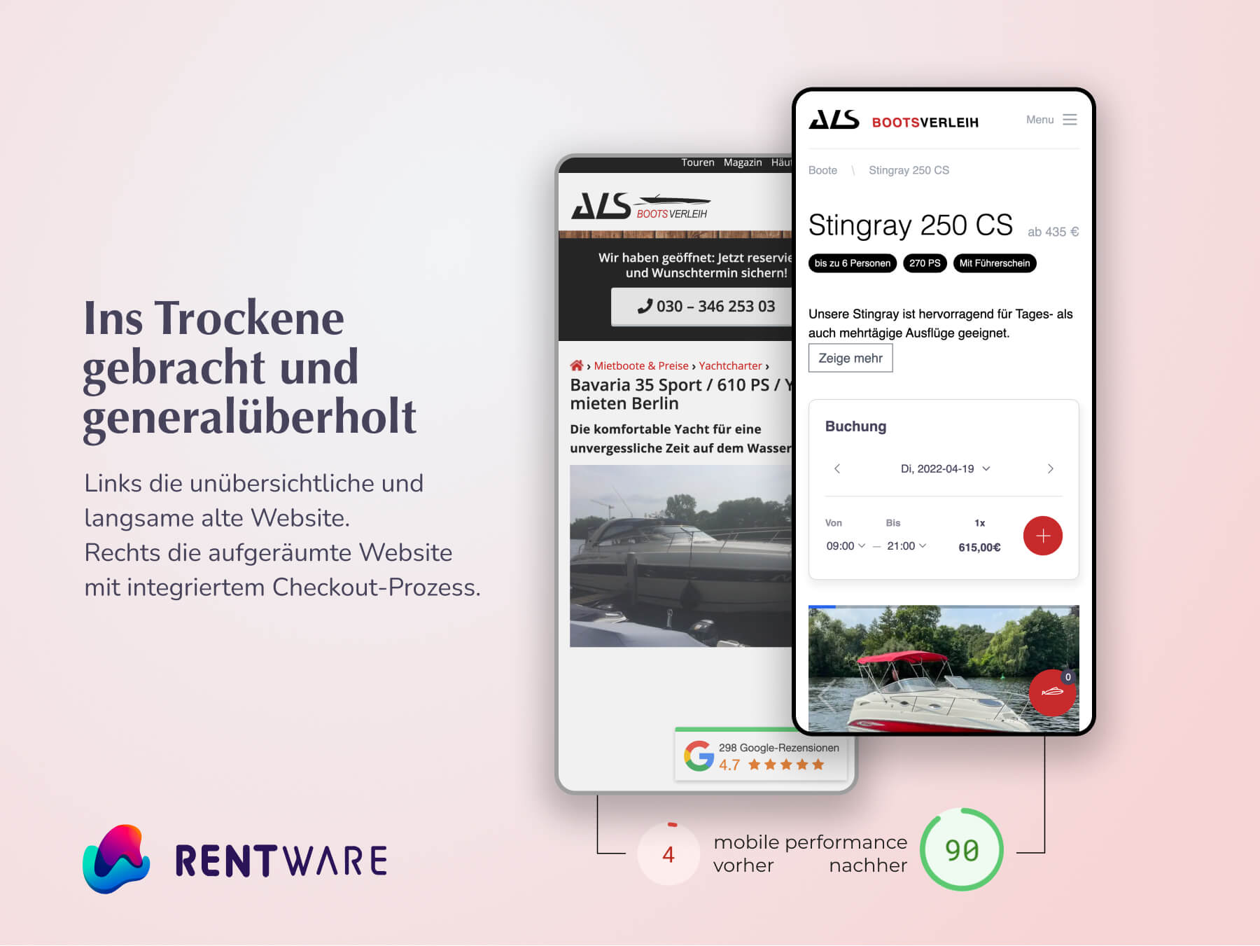 rentware customer als mobile performance