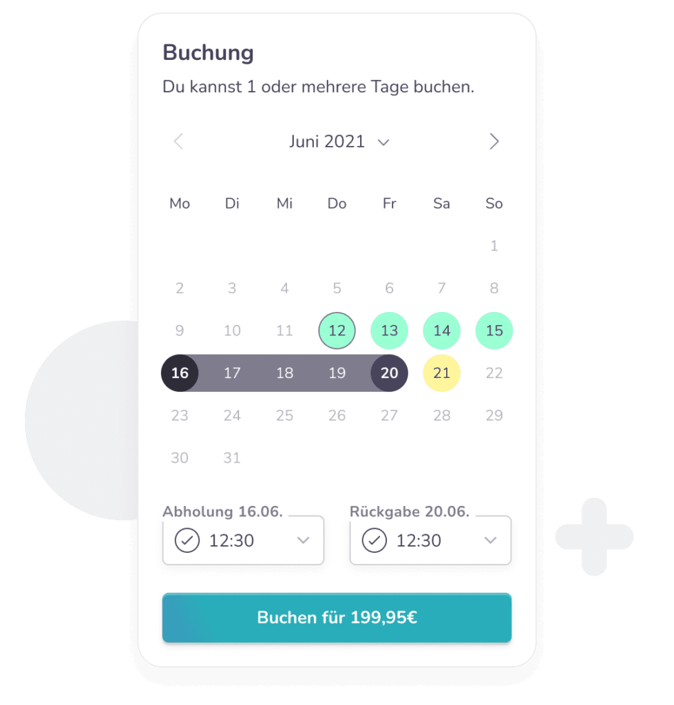 rentware solutions booking multiy day